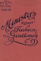 Picture 1 of 23 from Minister's report of fashion for gentlemen (Autumn & Winter, 1932-33) (1932), leaf 1