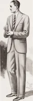 An illustration from Minister's report of fashion for gentlemen (Spring & Summer, 1932) (1932)