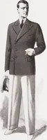 An illustration from Minister's report of fashion for gentlemen (Spring & Summer, 1933) (1933)