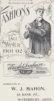 An illustration from W. J. Mahon's catalogs for men's fashions (Fall & Winter, 1901-02) (1901)