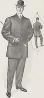 An illustration from W. J. Mahon's catalogs for men's fashions (Fall & Winter, 1906) (1906)