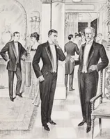 An illustration from W. J. Mahon's catalogs for men's fashions (Fall & Winter, 1907-08) (1907)