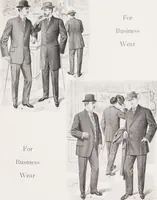 An illustration from W. J. Mahon's catalogs for men's fashions (Fall & Winter, 1907-08) (1907)