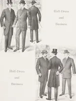 An illustration from W. J. Mahon's catalogs for men's fashions (Fall & Winter, 1907-08) (1907)