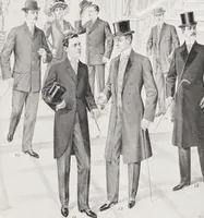 An illustration from W. J. Mahon's catalogs for men's fashions (Fall & Winter, 1907-08 v.2 (1907)