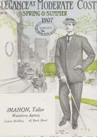 An illustration from W. J. Mahon's catalogs for men's fashions (Spring & Summer, 1907 v.3) (1907)