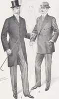An illustration from W. J. Mahon's catalogs for men's fashions (Fall & Winter, 1908-09) (1908)