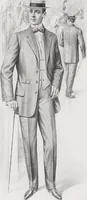 An illustration from W. J. Mahon's catalogs for men's fashions (Spring & Summer, 1908) (1908)