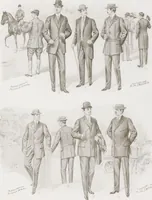 An illustration from W. J. Mahon's catalogs for men's fashions (Fall & Winter, 1909-10) (1909)