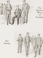 An illustration from W. J. Mahon's catalogs for men's fashions (Spring & Summer, 1909) (1909)