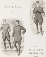 An illustration from W. J. Mahon's catalogs for men's fashions (Fall & Winter, 1910-11) (1910)
