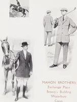 An illustration from W. J. Mahon's catalogs for men's fashions (Spring & Summer, 1911) (1911)