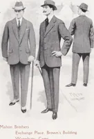 An illustration from W. J. Mahon's catalogs for men's fashions (Spring & Summer, 1911) (1911)