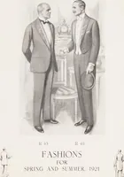 An illustration from W. J. Mahon's catalogs for men's fashions (Spring & Summer, 1921) (1921)