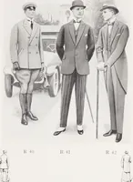 An illustration from W. J. Mahon's catalogs for men's fashions (Spring & Summer, 1921) (1921)