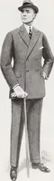 An illustration from W. J. Mahon's catalogs for men's fashions (Spring & Summer, 1921) (1921)