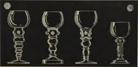 Picture 13 of 33 from Album : verres a vin du Rhin (Roemers), verres monstres (dits pokale) : 1905 / Cristalleries du Val St. Lambert, Belgique (1905), leaf 17