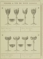 Picture 19 of 33 from Album : verres a vin du Rhin (Roemers), verres monstres (dits pokale) : 1905 / Cristalleries du Val St. Lambert, Belgique (1905), leaf 25
