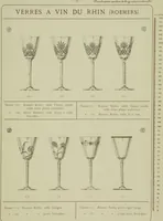 Picture 20 of 33 from Album : verres a vin du Rhin (Roemers), verres monstres (dits pokale) : 1905 / Cristalleries du Val St. Lambert, Belgique (1905), leaf 35