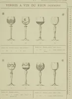 Picture 21 of 33 from Album : verres a vin du Rhin (Roemers), verres monstres (dits pokale) : 1905 / Cristalleries du Val St. Lambert, Belgique (1905), leaf 37
