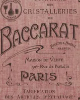 Picture 135 of 136 from Tarif des articles d'eclairage / Compagnie des cristalleries de Baccarat (1907), leaf 143