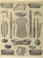 An illustration from Ethnographische beschrijving van de west- en noord-kust van Nederlandsch Nieuw-Guinea / door F.S.A. de Clercq met medewerking van J.D.E. Schmeltz ... Met bijvoeging eener schets der ethnographie van Duitsch en Britsch Nieuw-Guinea. Met 42 platen en 51 tekstillustraties (1893)