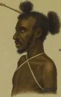 An illustration from Ethnographische beschrijving van de west- en noord-kust van Nederlandsch Nieuw-Guinea / door F.S.A. de Clercq met medewerking van J.D.E. Schmeltz ... Met bijvoeging eener schets der ethnographie van Duitsch en Britsch Nieuw-Guinea. Met 42 platen en 51 tekstillustraties (1893)