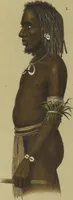 An illustration from Ethnographische beschrijving van de west- en noord-kust van Nederlandsch Nieuw-Guinea / door F.S.A. de Clercq met medewerking van J.D.E. Schmeltz ... Met bijvoeging eener schets der ethnographie van Duitsch en Britsch Nieuw-Guinea. Met 42 platen en 51 tekstillustraties (1893)