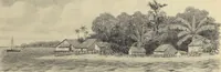 Picture 1 of 50 from Ethnographische beschrijving van de west- en noord-kust van Nederlandsch Nieuw-Guinea / door F.S.A. de Clercq met medewerking van J.D.E. Schmeltz ... Met bijvoeging eener schets der ethnographie van Duitsch en Britsch Nieuw-Guinea. Met 42 platen en 51 tekstillustraties (1893), leaf 71