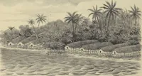 Picture 2 of 50 from Ethnographische beschrijving van de west- en noord-kust van Nederlandsch Nieuw-Guinea / door F.S.A. de Clercq met medewerking van J.D.E. Schmeltz ... Met bijvoeging eener schets der ethnographie van Duitsch en Britsch Nieuw-Guinea. Met 42 platen en 51 tekstillustraties (1893), leaf 72