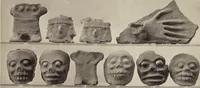 An illustration from Alt-Mexico : Archäologische Beiträge zur Kulturgeschichte seiner Bewohner : [volume 1] / von Hermann Strebel (1885)