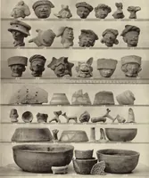 An illustration from Alt-Mexico : Archäologische Beiträge zur Kulturgeschichte seiner Bewohner : [volume 1] / von Hermann Strebel (1885)