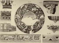 An illustration from Alt-Mexico : Archäologische Beiträge zur Kulturgeschichte seiner Bewohner : [volume 1] / von Hermann Strebel (1885)