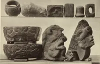 An illustration from Alt-Mexico : Archäologische Beiträge zur Kulturgeschichte seiner Bewohner : [volume 1] / von Hermann Strebel (1885)