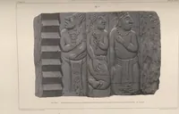 An illustration from Antiquités mexicaines : relation des trois expéditions du capitaine Dupaix, ordonnées en 1805, 1806, et 1807, pour la recherche des antiquités du pays, notamment celles de Mitla et de Palenque : [atlas] / accompagnée des dessins de Castañeda et d'une carte du pays exploré ; suivie d'un parallèle de ces monuments avec ceux de l'Égypte, de l'Indostan, et du reste de l'ancien monde, par M. Alexandre Lenoir, d'une dissertation sur l'origine de l'ancienne population des deux Amériques et sur les diverses antiquités de ce continent, par M. Warden, avec un discours préliminaire par M. Charles Farcy, et des notes explicatives, et autres documents, par MM. Baradère, de St. Priest, et plusieurs voyageurs que ont parcouru l'Amérique (1834)