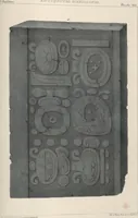 An illustration from Antiquités mexicaines : relation des trois expéditions du capitaine Dupaix, ordonnées en 1805, 1806, et 1807, pour la recherche des antiquités du pays, notamment celles de Mitla et de Palenque : [atlas] / accompagnée des dessins de Castañeda et d'une carte du pays exploré ; suivie d'un parallèle de ces monuments avec ceux de l'Égypte, de l'Indostan, et du reste de l'ancien monde, par M. Alexandre Lenoir, d'une dissertation sur l'origine de l'ancienne population des deux Amériques et sur les diverses antiquités de ce continent, par M. Warden, avec un discours préliminaire par M. Charles Farcy, et des notes explicatives, et autres documents, par MM. Baradère, de St. Priest, et plusieurs voyageurs que ont parcouru l'Amérique (1834)