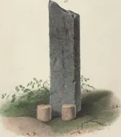 Picture 170 of 190 from Antiquités mexicaines : relation des trois expéditions du capitaine Dupaix, ordonnées en 1805, 1806, et 1807, pour la recherche des antiquités du pays, notamment celles de Mitla et de Palenque : [atlas] / accompagnée des dessins de Castañeda et d'une carte du pays exploré ; suivie d'un parallèle de ces monuments avec ceux de l'Égypte, de l'Indostan, et du reste de l'ancien monde, par M. Alexandre Lenoir, d'une dissertation sur l'origine de l'ancienne population des deux Amériques et sur les diverses antiquités de ce continent, par M. Warden, avec un discours préliminaire par M. Charles Farcy, et des notes explicatives, et autres documents, par MM. Baradère, de St. Priest, et plusieurs voyageurs que ont parcouru l'Amérique (1834), leaf 149