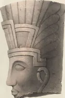 An illustration from Antiquités mexicaines : relation des trois expéditions du capitaine Dupaix, ordonnées en 1805, 1806, et 1807, pour la recherche des antiquités du pays, notamment celles de Mitla et de Palenque : [atlas] / accompagnée des dessins de Castañeda et d'une carte du pays exploré ; suivie d'un parallèle de ces monuments avec ceux de l'Égypte, de l'Indostan, et du reste de l'ancien monde, par M. Alexandre Lenoir, d'une dissertation sur l'origine de l'ancienne population des deux Amériques et sur les diverses antiquités de ce continent, par M. Warden, avec un discours préliminaire par M. Charles Farcy, et des notes explicatives, et autres documents, par MM. Baradère, de St. Priest, et plusieurs voyageurs que ont parcouru l'Amérique (1834)