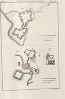 An illustration from Antiquités mexicaines : relation des trois expéditions du capitaine Dupaix, ordonnées en 1805, 1806, et 1807, pour la recherche des antiquités du pays, notamment celles de Mitla et de Palenque : [atlas] / accompagnée des dessins de Castañeda et d'une carte du pays exploré ; suivie d'un parallèle de ces monuments avec ceux de l'Égypte, de l'Indostan, et du reste de l'ancien monde, par M. Alexandre Lenoir, d'une dissertation sur l'origine de l'ancienne population des deux Amériques et sur les diverses antiquités de ce continent, par M. Warden, avec un discours préliminaire par M. Charles Farcy, et des notes explicatives, et autres documents, par MM. Baradère, de St. Priest, et plusieurs voyageurs que ont parcouru l'Amérique (1834)