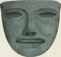An illustration from Antiquités mexicaines : relation des trois expéditions du capitaine Dupaix, ordonnées en 1805, 1806, et 1807, pour la recherche des antiquités du pays, notamment celles de Mitla et de Palenque : [atlas] / accompagnée des dessins de Castañeda et d'une carte du pays exploré ; suivie d'un parallèle de ces monuments avec ceux de l'Égypte, de l'Indostan, et du reste de l'ancien monde, par M. Alexandre Lenoir, d'une dissertation sur l'origine de l'ancienne population des deux Amériques et sur les diverses antiquités de ce continent, par M. Warden, avec un discours préliminaire par M. Charles Farcy, et des notes explicatives, et autres documents, par MM. Baradère, de St. Priest, et plusieurs voyageurs que ont parcouru l'Amérique (1834)