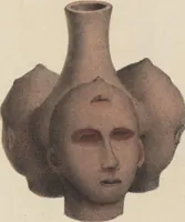 An illustration from Antiquités mexicaines : relation des trois expéditions du capitaine Dupaix, ordonnées en 1805, 1806, et 1807, pour la recherche des antiquités du pays, notamment celles de Mitla et de Palenque : [atlas] / accompagnée des dessins de Castañeda et d'une carte du pays exploré ; suivie d'un parallèle de ces monuments avec ceux de l'Égypte, de l'Indostan, et du reste de l'ancien monde, par M. Alexandre Lenoir, d'une dissertation sur l'origine de l'ancienne population des deux Amériques et sur les diverses antiquités de ce continent, par M. Warden, avec un discours préliminaire par M. Charles Farcy, et des notes explicatives, et autres documents, par MM. Baradère, de St. Priest, et plusieurs voyageurs que ont parcouru l'Amérique (1834)