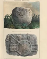 Picture 28 of 190 from Antiquités mexicaines : relation des trois expéditions du capitaine Dupaix, ordonnées en 1805, 1806, et 1807, pour la recherche des antiquités du pays, notamment celles de Mitla et de Palenque : [atlas] / accompagnée des dessins de Castañeda et d'une carte du pays exploré ; suivie d'un parallèle de ces monuments avec ceux de l'Égypte, de l'Indostan, et du reste de l'ancien monde, par M. Alexandre Lenoir, d'une dissertation sur l'origine de l'ancienne population des deux Amériques et sur les diverses antiquités de ce continent, par M. Warden, avec un discours préliminaire par M. Charles Farcy, et des notes explicatives, et autres documents, par MM. Baradère, de St. Priest, et plusieurs voyageurs que ont parcouru l'Amérique (1834), leaf 31