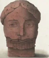 An illustration from Antiquités mexicaines : relation des trois expéditions du capitaine Dupaix, ordonnées en 1805, 1806, et 1807, pour la recherche des antiquités du pays, notamment celles de Mitla et de Palenque : [atlas] / accompagnée des dessins de Castañeda et d'une carte du pays exploré ; suivie d'un parallèle de ces monuments avec ceux de l'Égypte, de l'Indostan, et du reste de l'ancien monde, par M. Alexandre Lenoir, d'une dissertation sur l'origine de l'ancienne population des deux Amériques et sur les diverses antiquités de ce continent, par M. Warden, avec un discours préliminaire par M. Charles Farcy, et des notes explicatives, et autres documents, par MM. Baradère, de St. Priest, et plusieurs voyageurs que ont parcouru l'Amérique (1834)