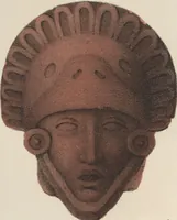 An illustration from Antiquités mexicaines : relation des trois expéditions du capitaine Dupaix, ordonnées en 1805, 1806, et 1807, pour la recherche des antiquités du pays, notamment celles de Mitla et de Palenque : [atlas] / accompagnée des dessins de Castañeda et d'une carte du pays exploré ; suivie d'un parallèle de ces monuments avec ceux de l'Égypte, de l'Indostan, et du reste de l'ancien monde, par M. Alexandre Lenoir, d'une dissertation sur l'origine de l'ancienne population des deux Amériques et sur les diverses antiquités de ce continent, par M. Warden, avec un discours préliminaire par M. Charles Farcy, et des notes explicatives, et autres documents, par MM. Baradère, de St. Priest, et plusieurs voyageurs que ont parcouru l'Amérique (1834)