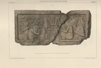 Picture 96 of 190 from Antiquités mexicaines : relation des trois expéditions du capitaine Dupaix, ordonnées en 1805, 1806, et 1807, pour la recherche des antiquités du pays, notamment celles de Mitla et de Palenque : [atlas] / accompagnée des dessins de Castañeda et d'une carte du pays exploré ; suivie d'un parallèle de ces monuments avec ceux de l'Égypte, de l'Indostan, et du reste de l'ancien monde, par M. Alexandre Lenoir, d'une dissertation sur l'origine de l'ancienne population des deux Amériques et sur les diverses antiquités de ce continent, par M. Warden, avec un discours préliminaire par M. Charles Farcy, et des notes explicatives, et autres documents, par MM. Baradère, de St. Priest, et plusieurs voyageurs que ont parcouru l'Amérique (1834), leaf 86