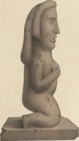 An illustration from Antiquités mexicaines : relation des trois expéditions du capitaine Dupaix, ordonnées en 1805, 1806, et 1807, pour la recherche des antiquités du pays, notamment celles de Mitla et de Palenque : [atlas] / accompagnée des dessins de Castañeda et d'une carte du pays exploré ; suivie d'un parallèle de ces monuments avec ceux de l'Égypte, de l'Indostan, et du reste de l'ancien monde, par M. Alexandre Lenoir, d'une dissertation sur l'origine de l'ancienne population des deux Amériques et sur les diverses antiquités de ce continent, par M. Warden, avec un discours préliminaire par M. Charles Farcy, et des notes explicatives, et autres documents, par MM. Baradère, de St. Priest, et plusieurs voyageurs que ont parcouru l'Amérique (1834)