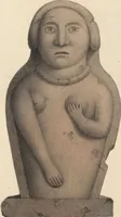 An illustration from Antiquités mexicaines : relation des trois expéditions du capitaine Dupaix, ordonnées en 1805, 1806, et 1807, pour la recherche des antiquités du pays, notamment celles de Mitla et de Palenque : [atlas] / accompagnée des dessins de Castañeda et d'une carte du pays exploré ; suivie d'un parallèle de ces monuments avec ceux de l'Égypte, de l'Indostan, et du reste de l'ancien monde, par M. Alexandre Lenoir, d'une dissertation sur l'origine de l'ancienne population des deux Amériques et sur les diverses antiquités de ce continent, par M. Warden, avec un discours préliminaire par M. Charles Farcy, et des notes explicatives, et autres documents, par MM. Baradère, de St. Priest, et plusieurs voyageurs que ont parcouru l'Amérique (1834)
