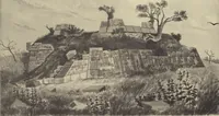 An illustration from Monumentos del arte mexicano antiguo : Ornamentación, mitología, tributos y monumentos : [volume 3] / por el Dr. Antonio Peñafiel (1890)