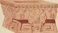 An illustration from Monumentos del arte mexicano antiguo : Ornamentación, mitología, tributos y monumentos : [volume 3] / por el Dr. Antonio Peñafiel (1890)
