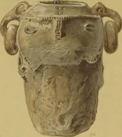 Picture 7 of 42 from Kultur und Industrie südamerikanischer Völker : nach dem im Besitze des Museums für Völkerkunde zu Leipzig befindlichen Sammlungen : [volume 1] / von A. Stübel, W. Reiss und B. Koppel ; Text und Beschreibung der Tafeln von Max Uhle (1889), leaf 100